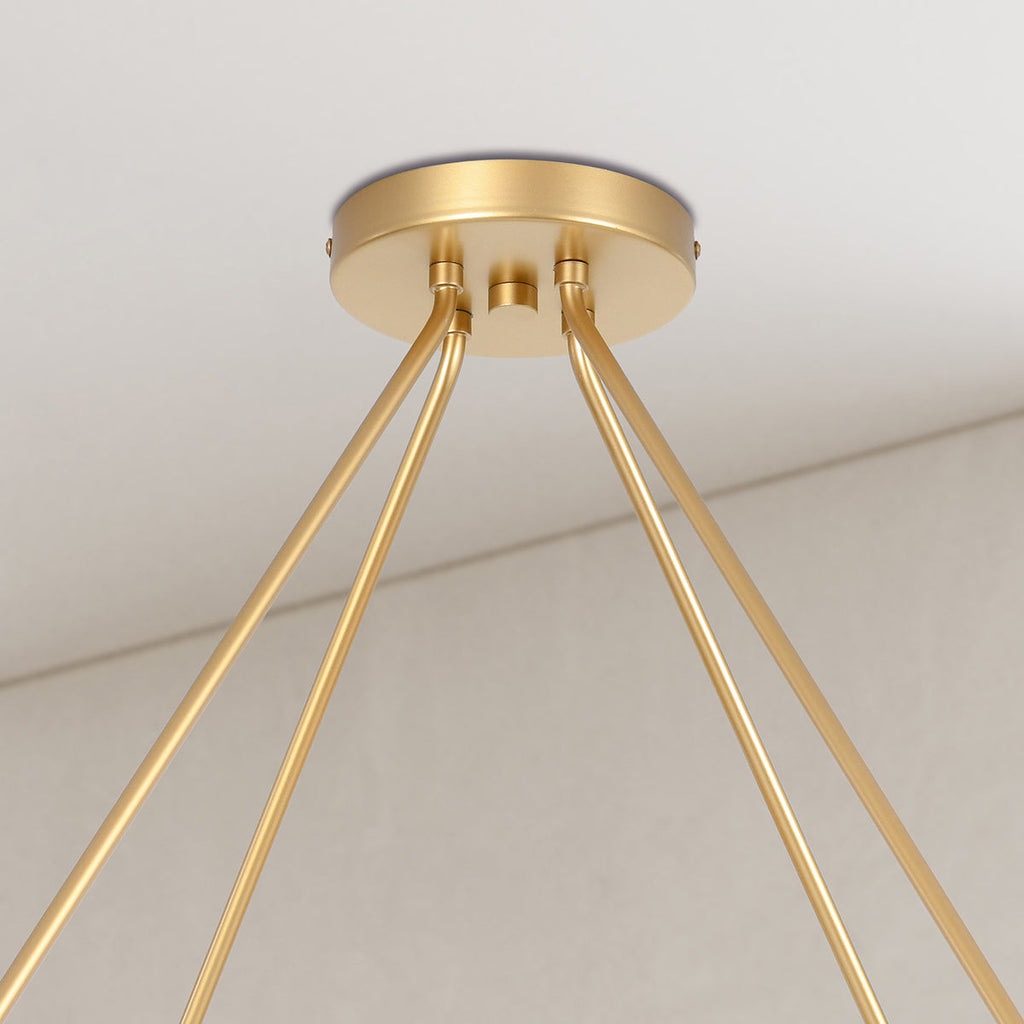 Glass Round Chandelier