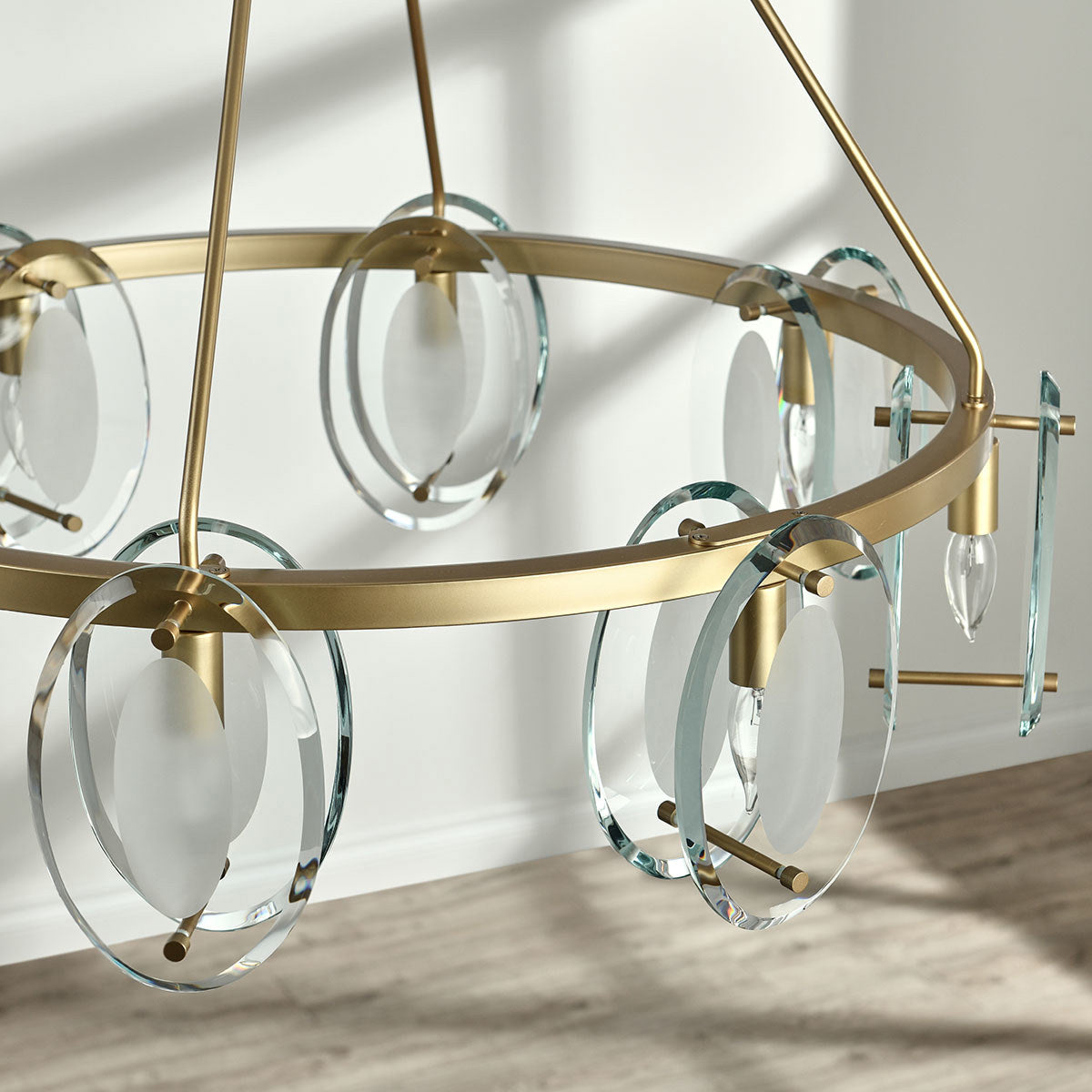 Glass Round Chandelier