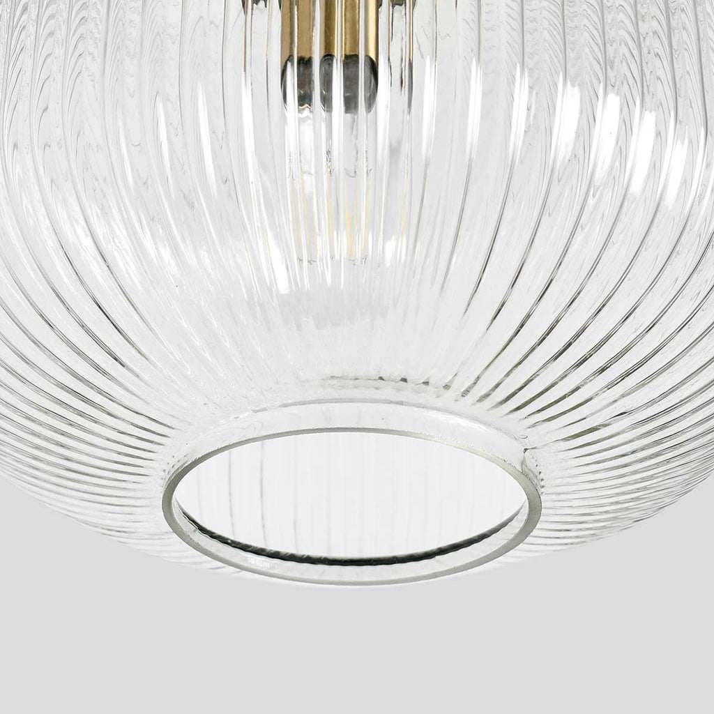 Modern Glass Round Pendant