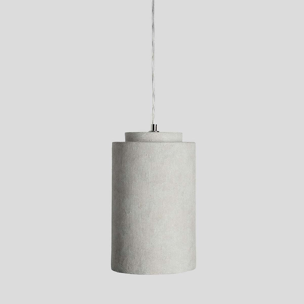 Concrete Industrial Round Pendant