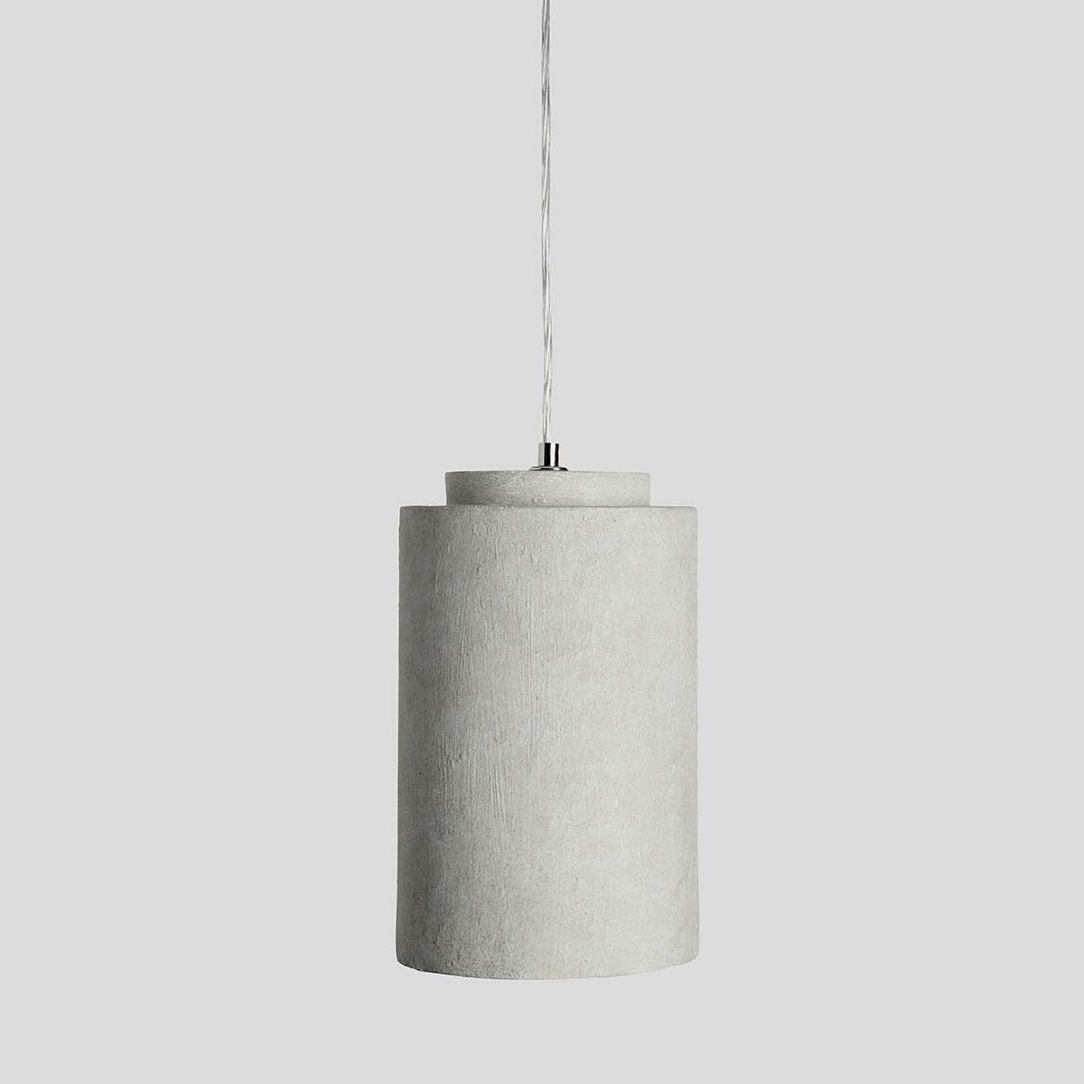 Concrete Industrial Round Pendant