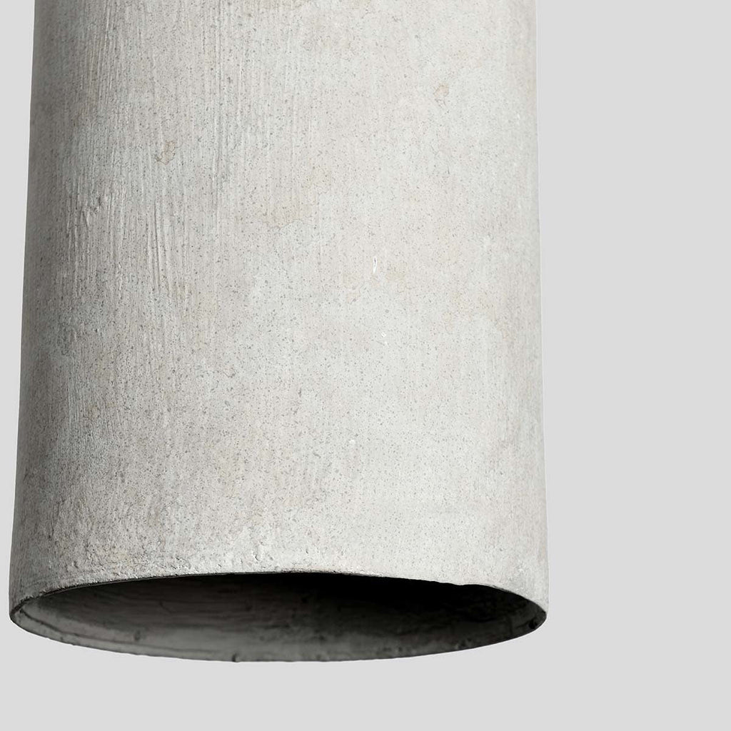 Concrete Industrial Round Pendant