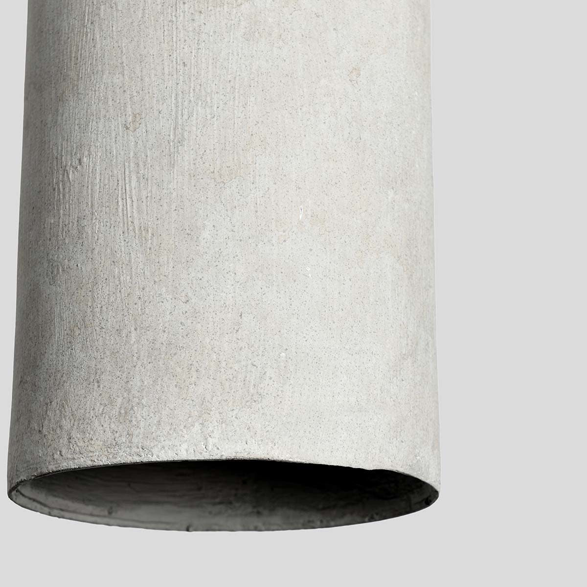 Concrete Industrial Round Pendant