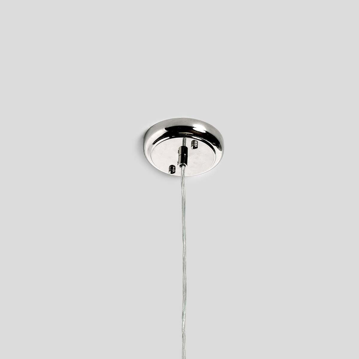 Antique White Concrete Round Pendant