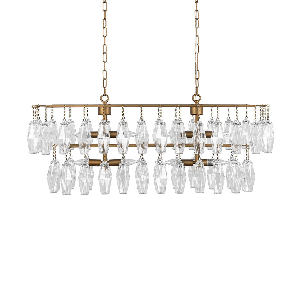 Modern Refinement Glass Round Chandelier