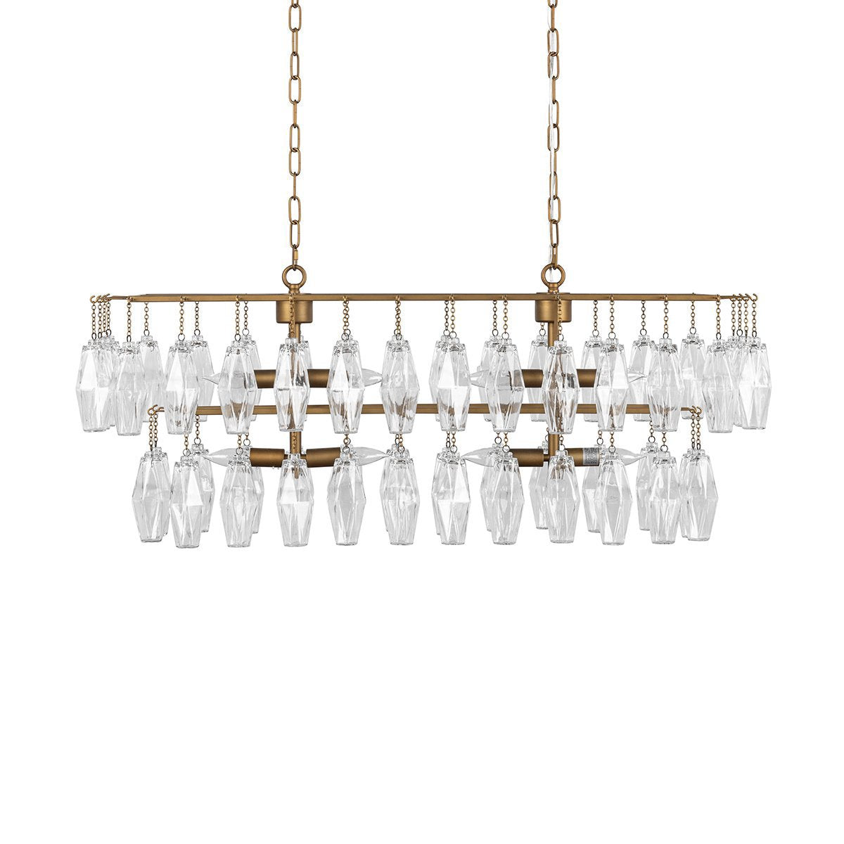 Modern Refinement Glass Round Chandelier
