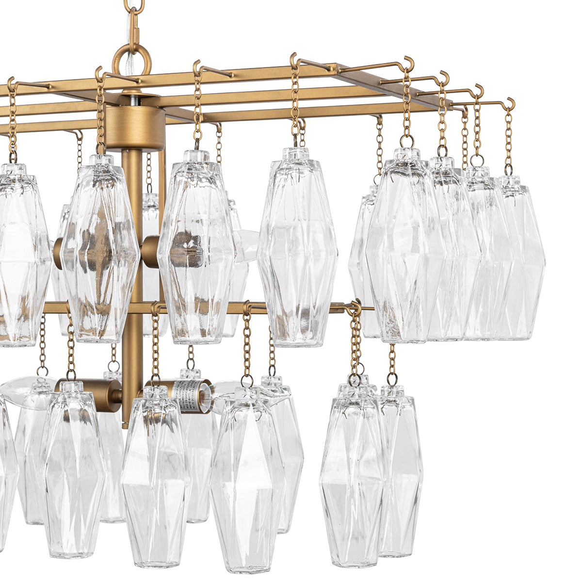 Modern Refinement Glass Round Chandelier