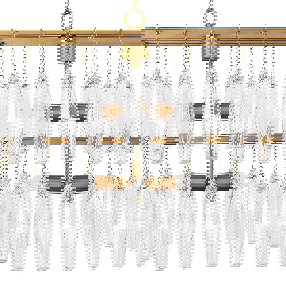 Modern Refinement Glass Round Chandelier