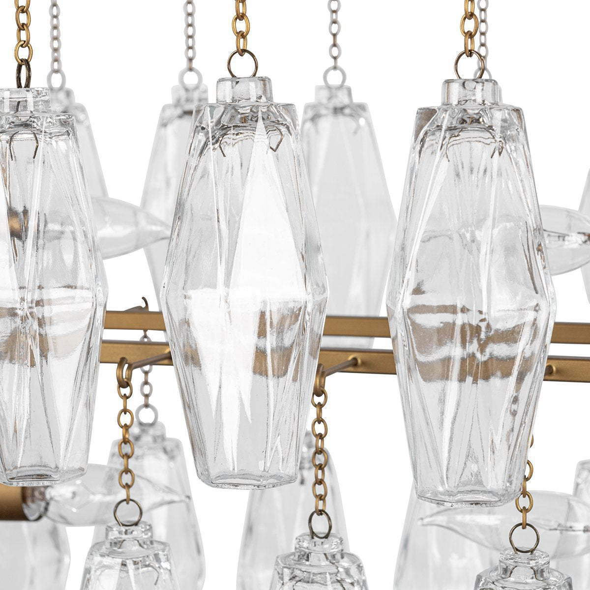Modern Refinement Glass Round Chandelier