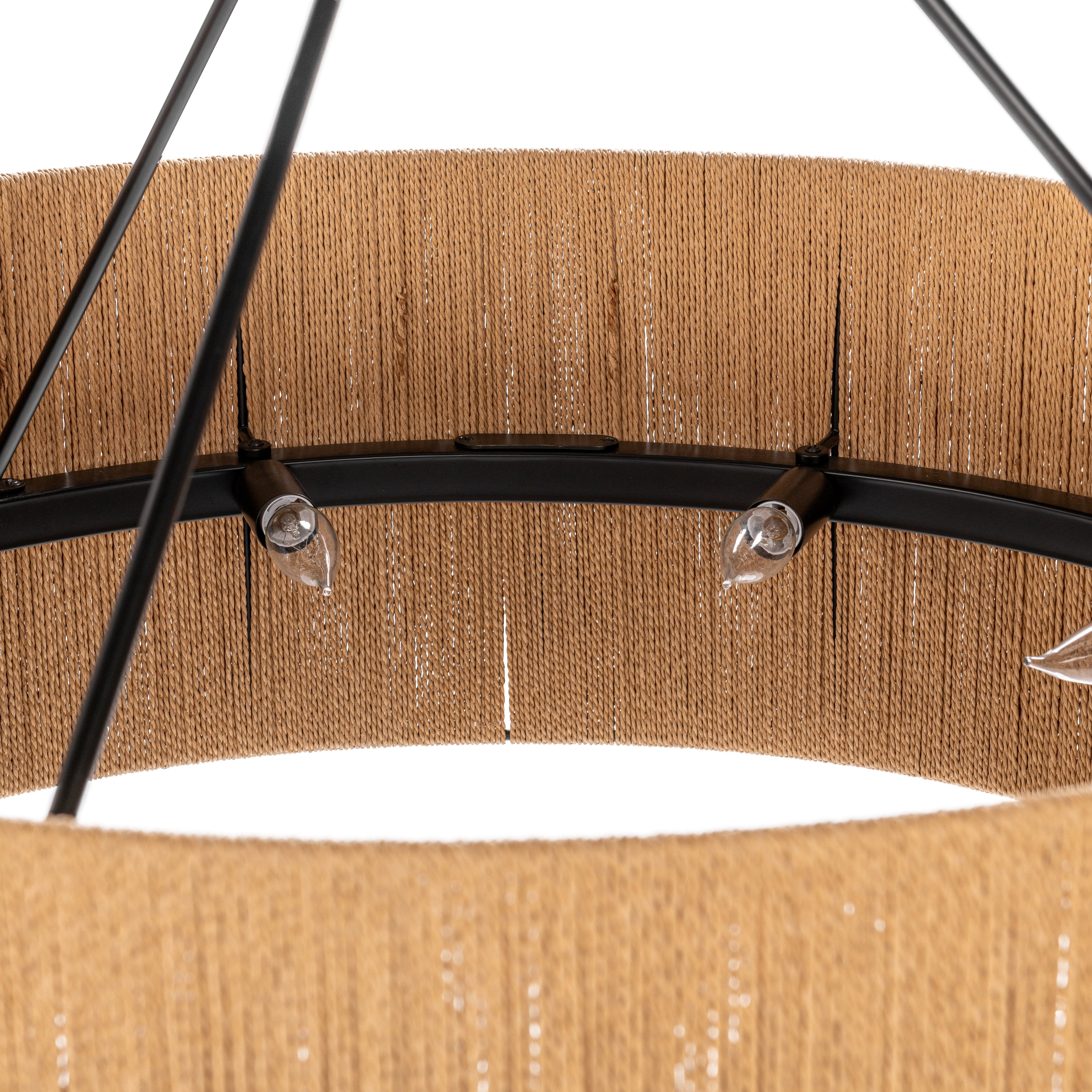 Natural Rattan Round Pendant