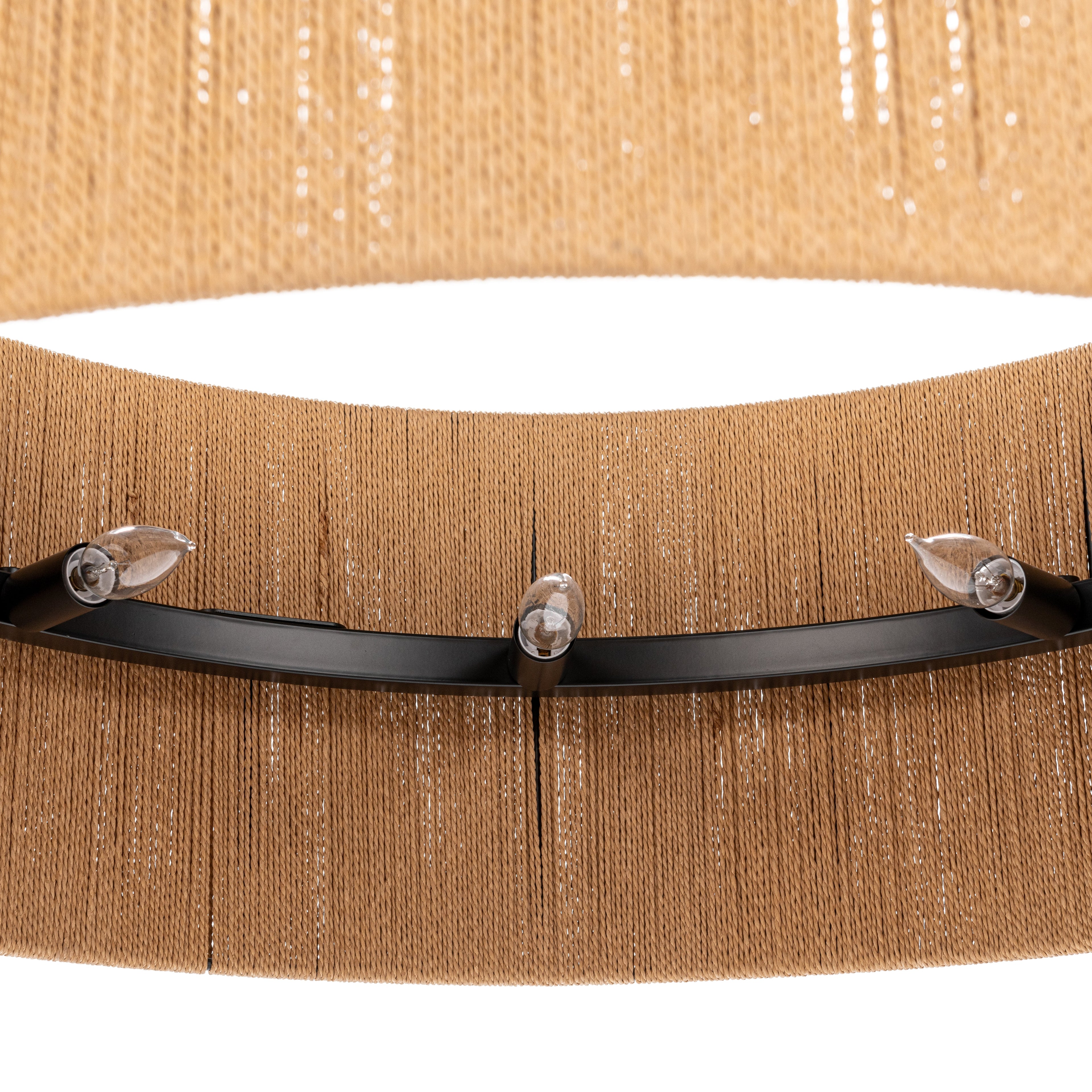 Natural Rattan Round Pendant