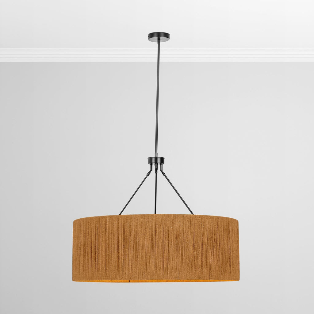 Natural Rattan Round Pendant