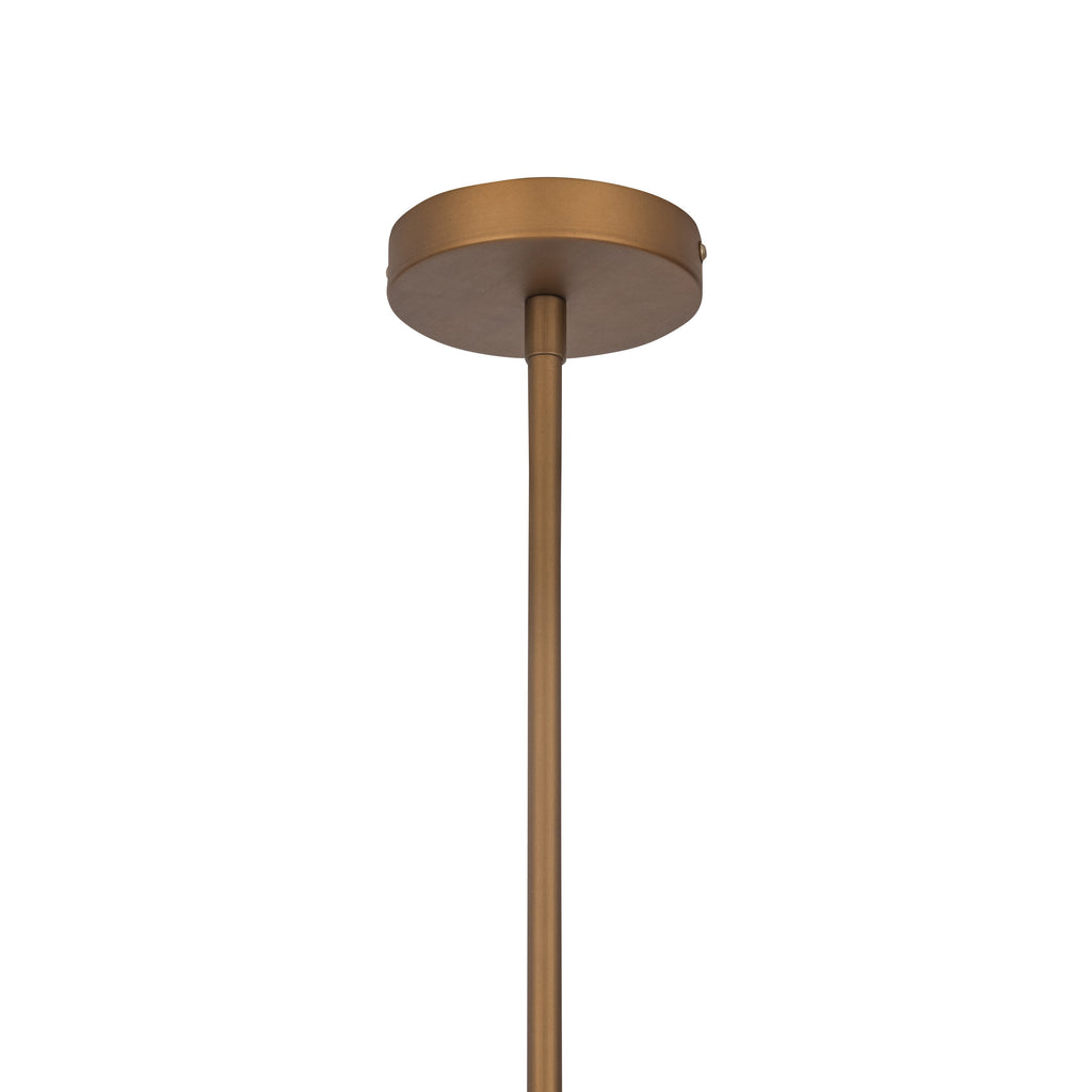 Sculptural Rattan Round Pendant