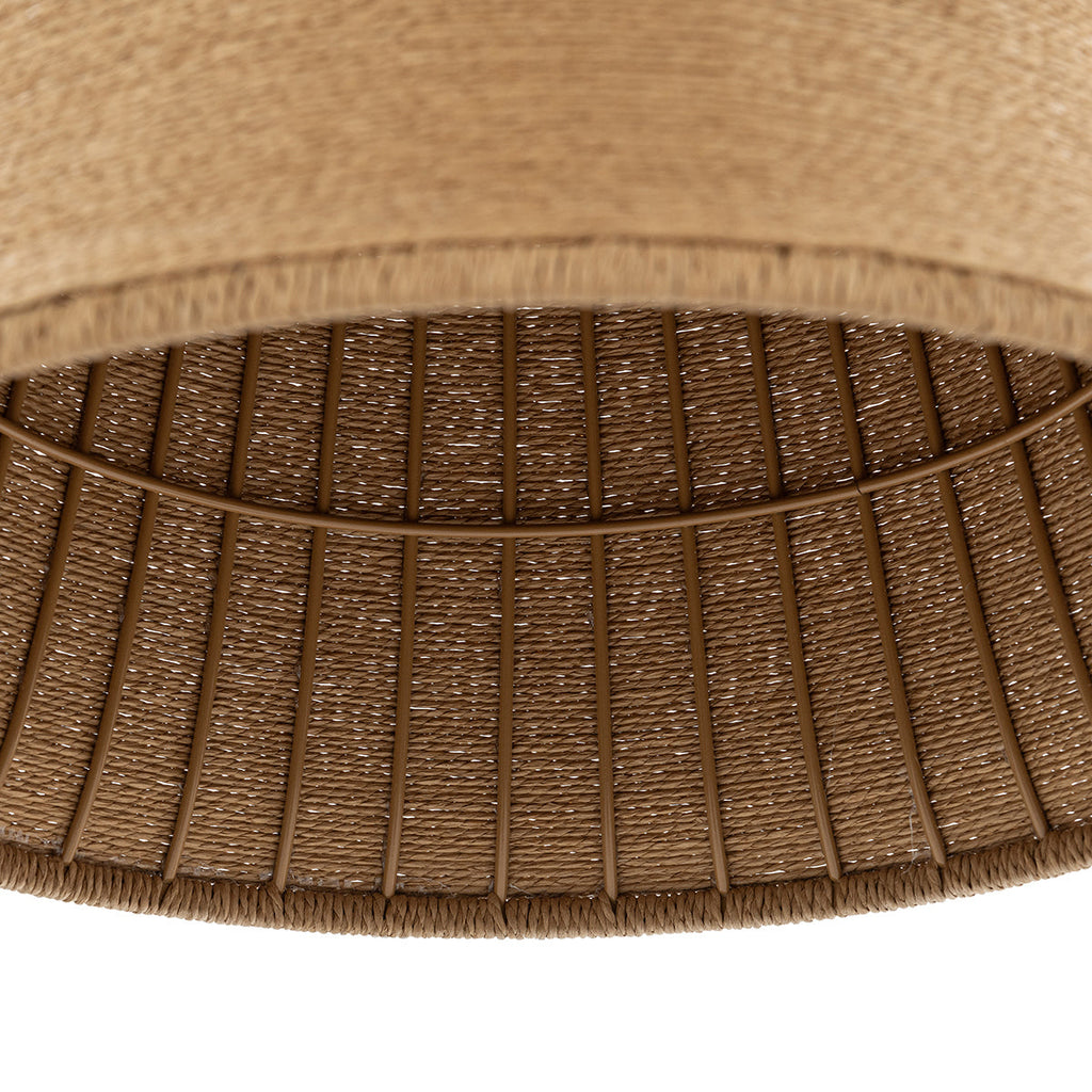 Woven Paper Rattan Pendant