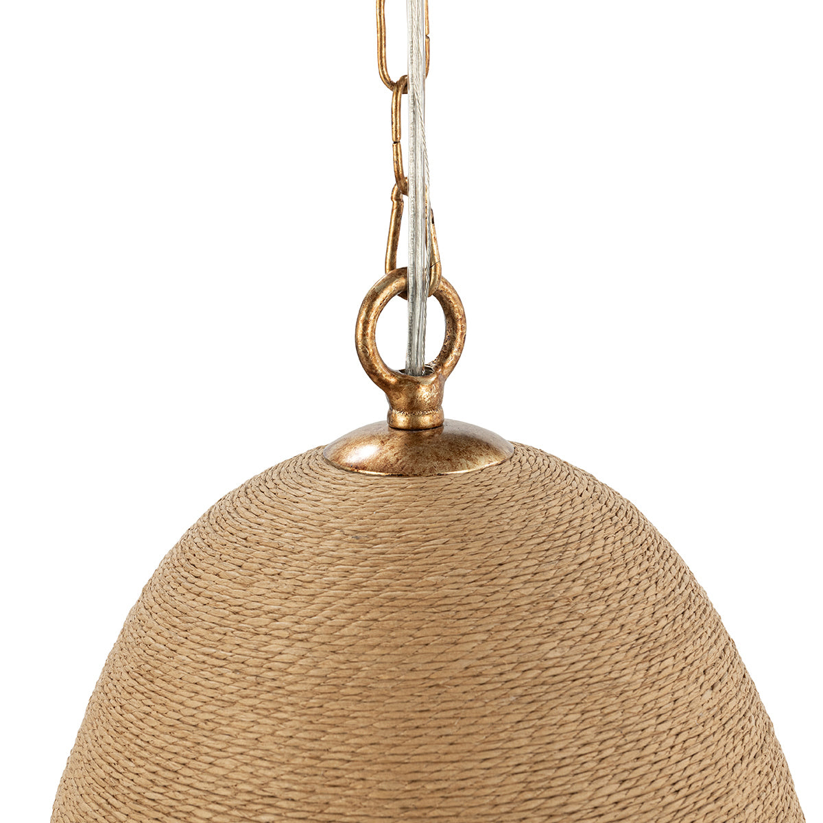 Woven Paper Rattan Pendant
